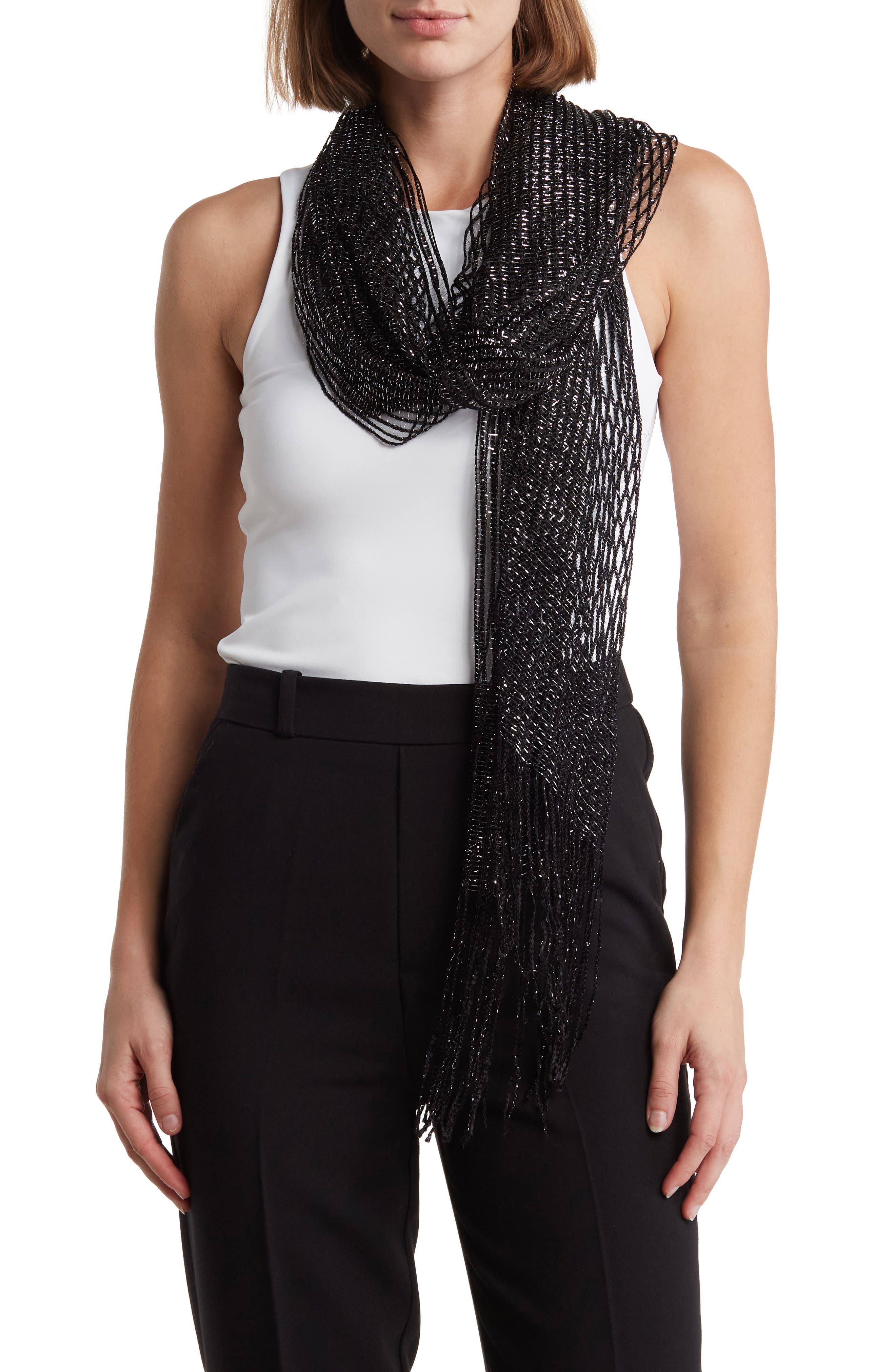 vince camuto fringe top