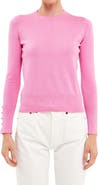 Endless Rose Button Cuff Sweater