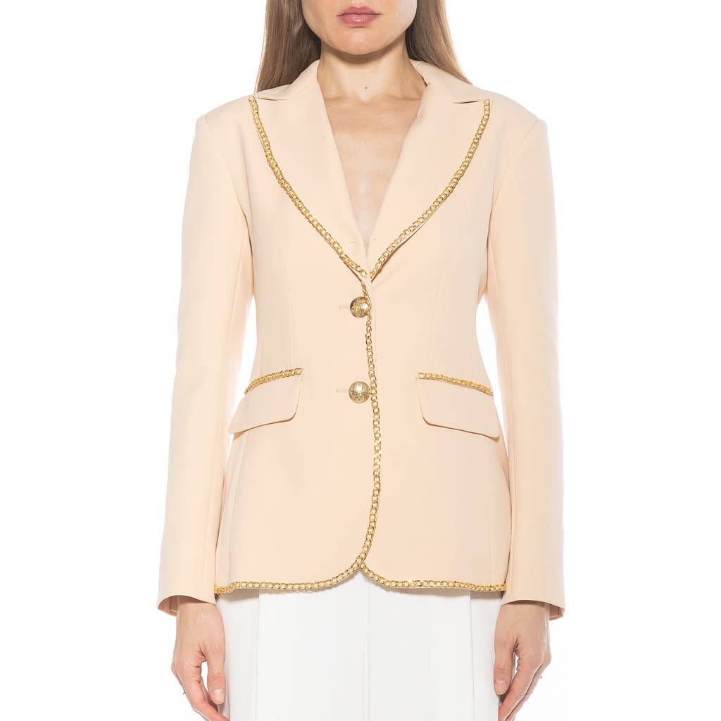Alexia Admor Janet Blazer Beige Brown In Beige
