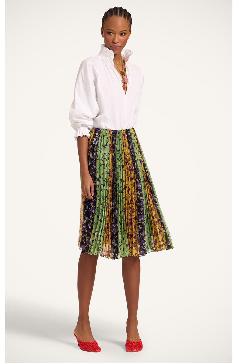 La DoubleJ Supremes Skirt Placée, Main, color, Honeysuckle Tricolor Placée