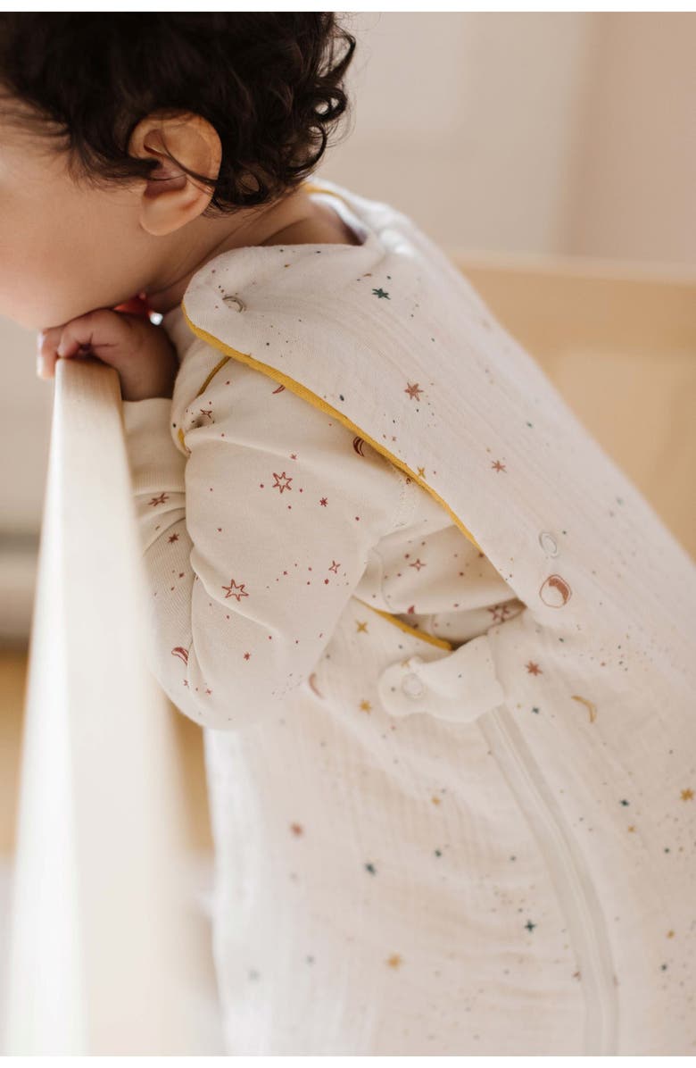 Pehr Stardust Organic Cotton One-Piece Pajamas, Alternate, color, 