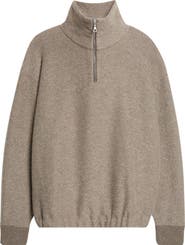 Johnstons of Elgin Reel Cashmere Quarter Zip Sweater