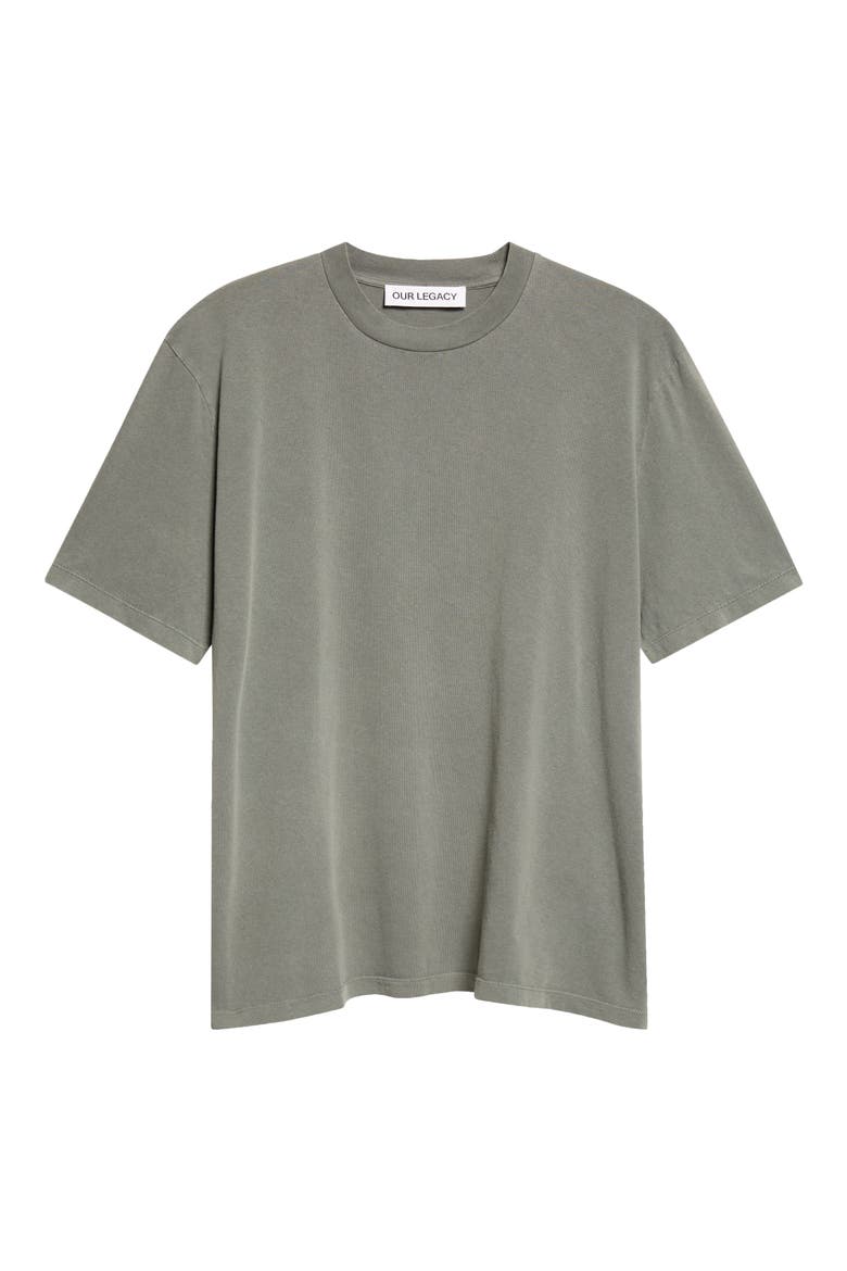 Box Organic Cotton T-Shirt, Main, color, WORN OLIVE