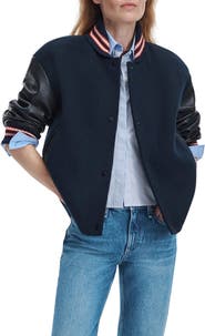 rag & bone Scarlet Varsity Jacket