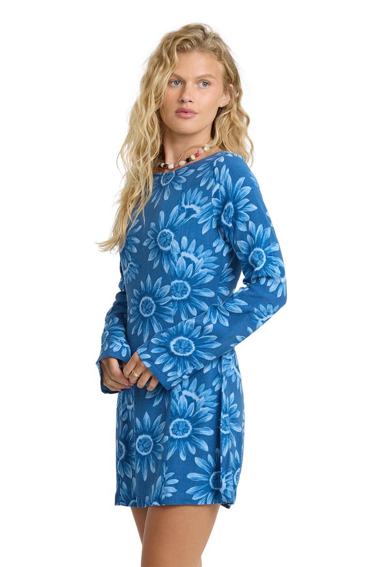 Way Out West Minidress, Alternate, color, TRUE NAVY