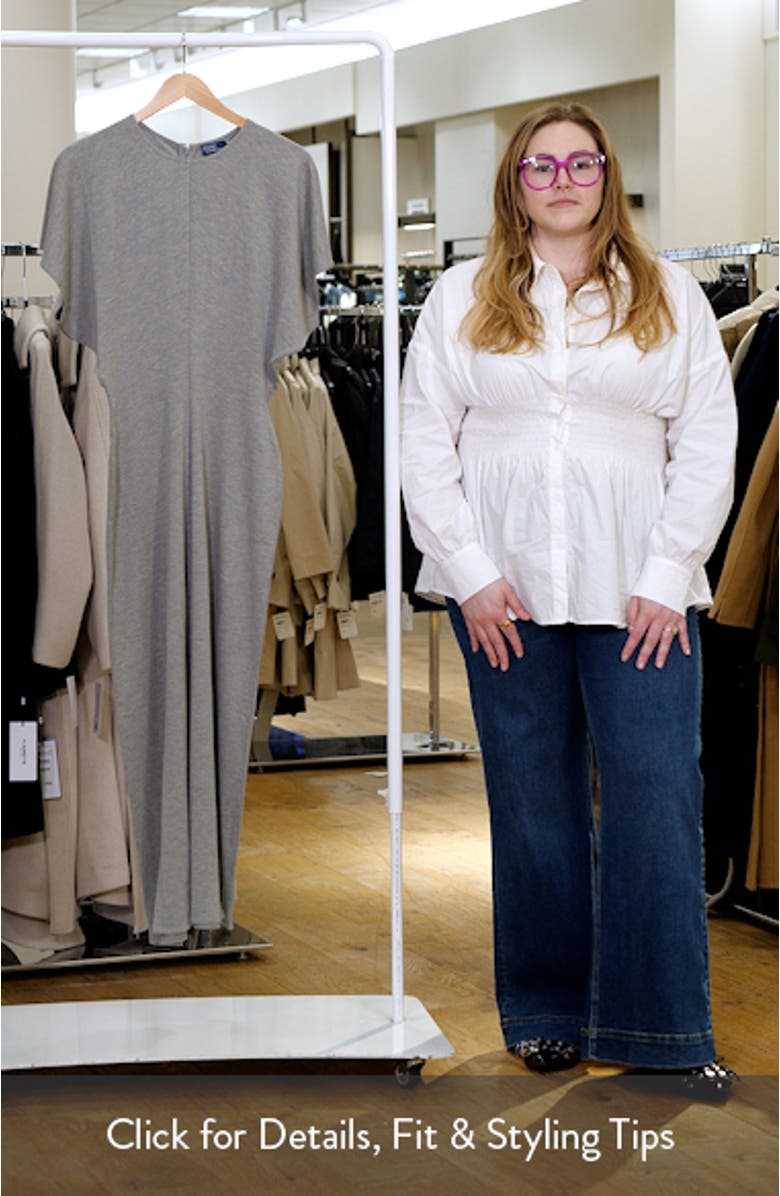 Wool Blend Dolman Sleeve Dress, sales video thumbnail