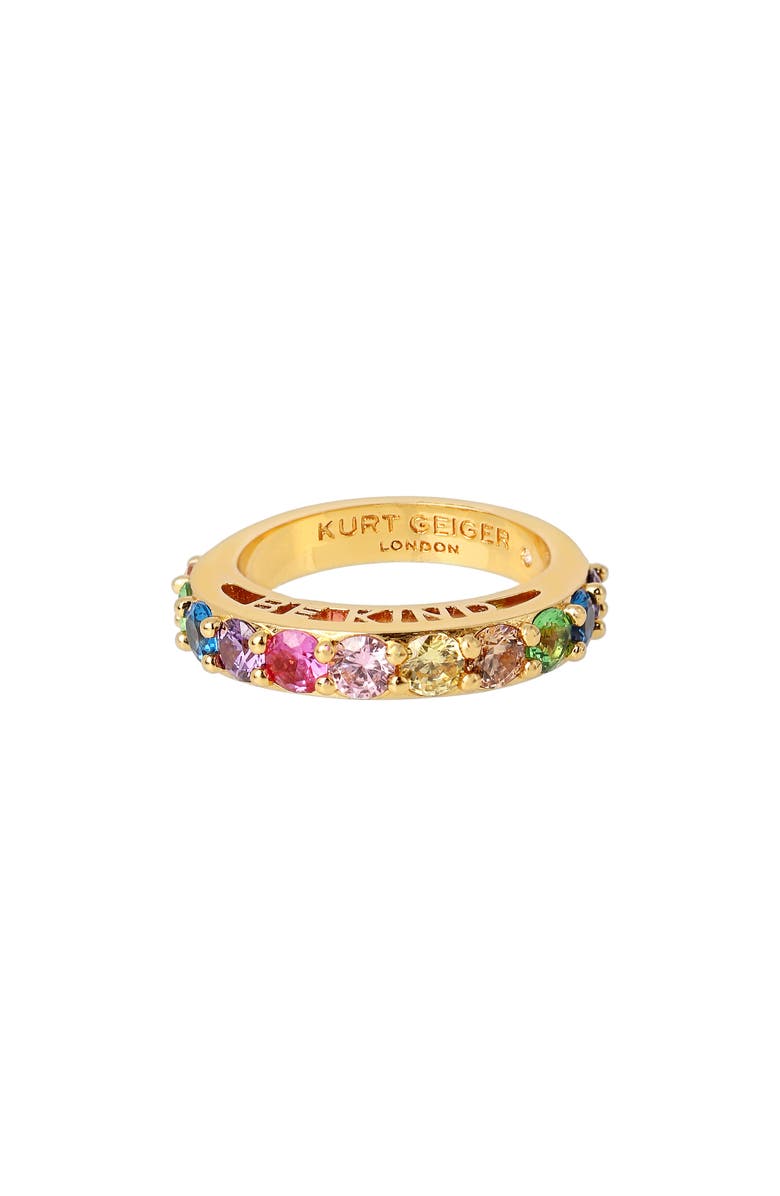 Kurt Geiger London Be Kind Ring, Main, color, Rainbow Multi