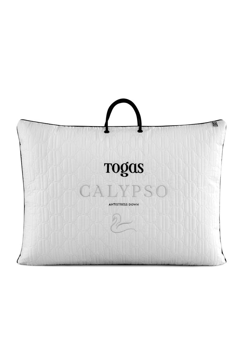 Calypso goose down pillow, Alternate, color, White