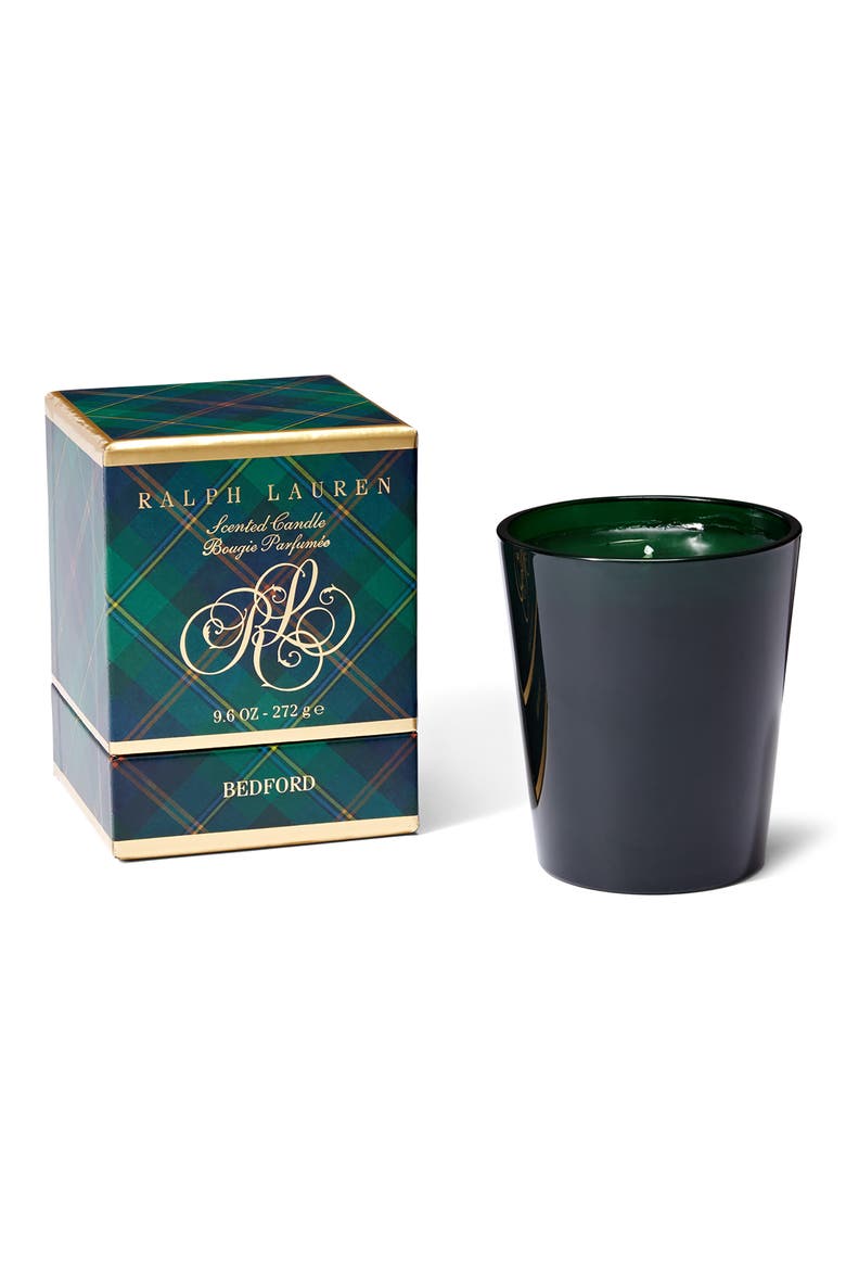 Bedford Single Wick Holiday Candle, Main, color, GREEN