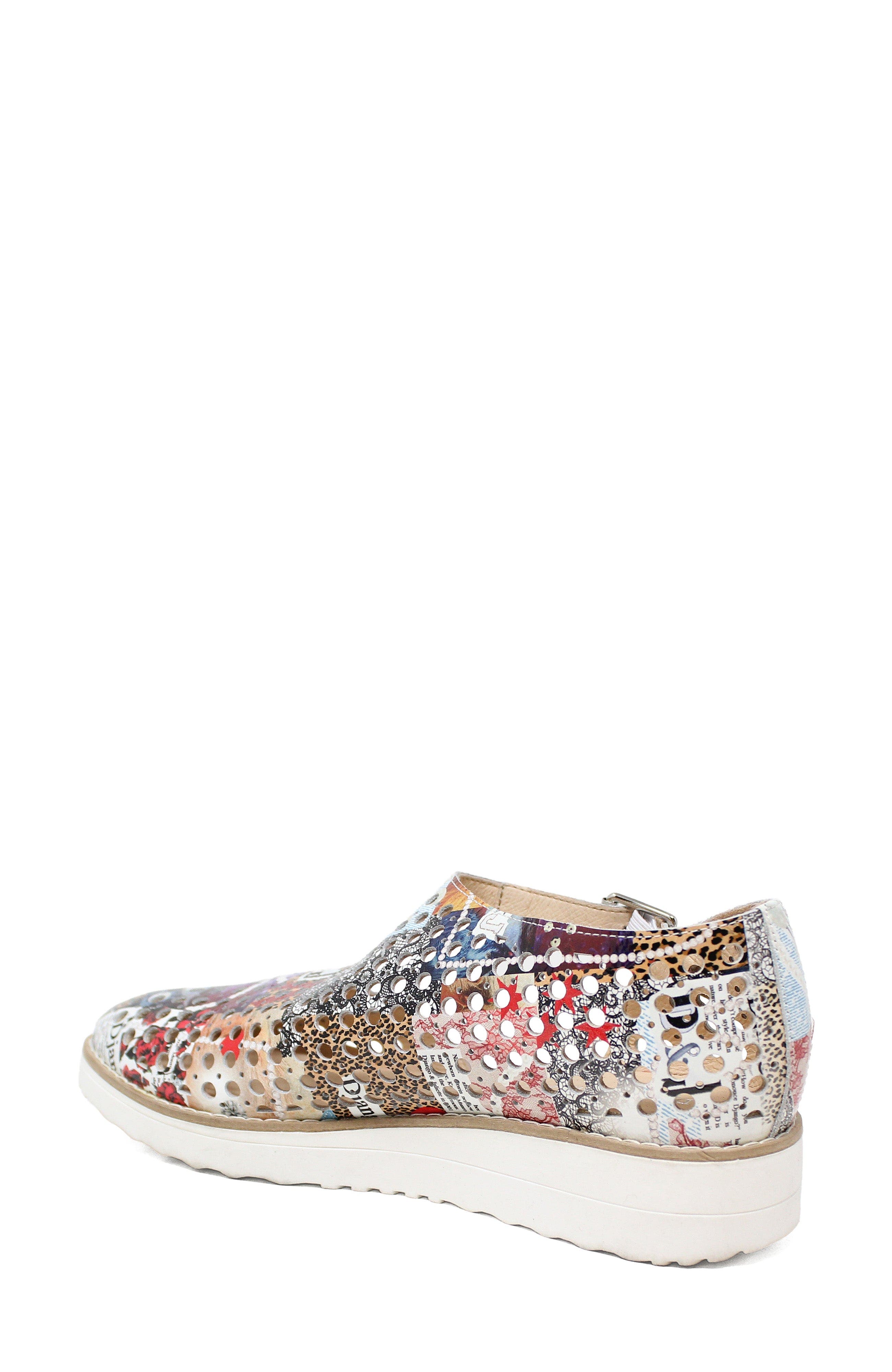 Offhand Mary Jane, Alternate, color, COLLAGE PRINT PATENT LEATHER
