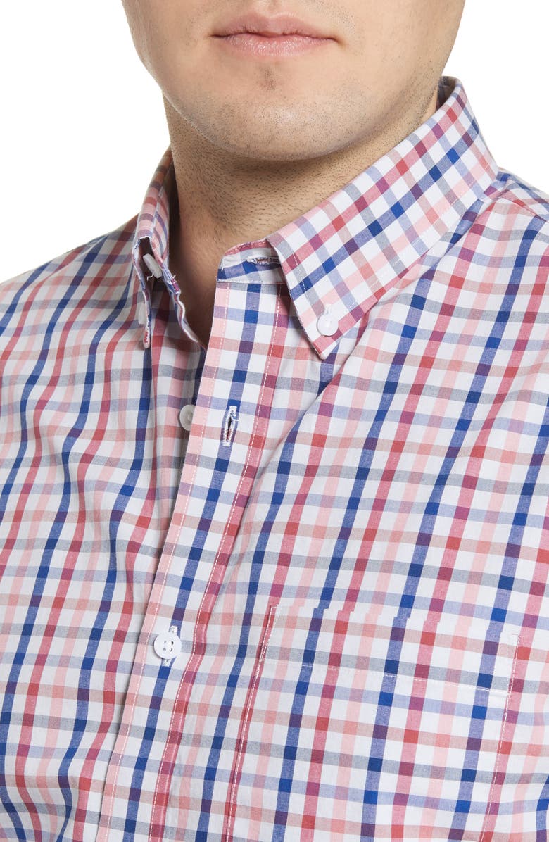1901 Slim Fit Stripe Button-Down Shirt, Alternate, color, 