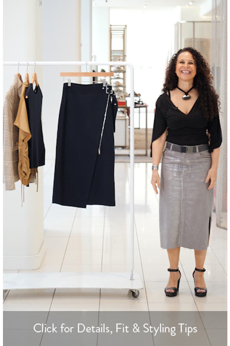Feliora Faux Wrap Skirt video