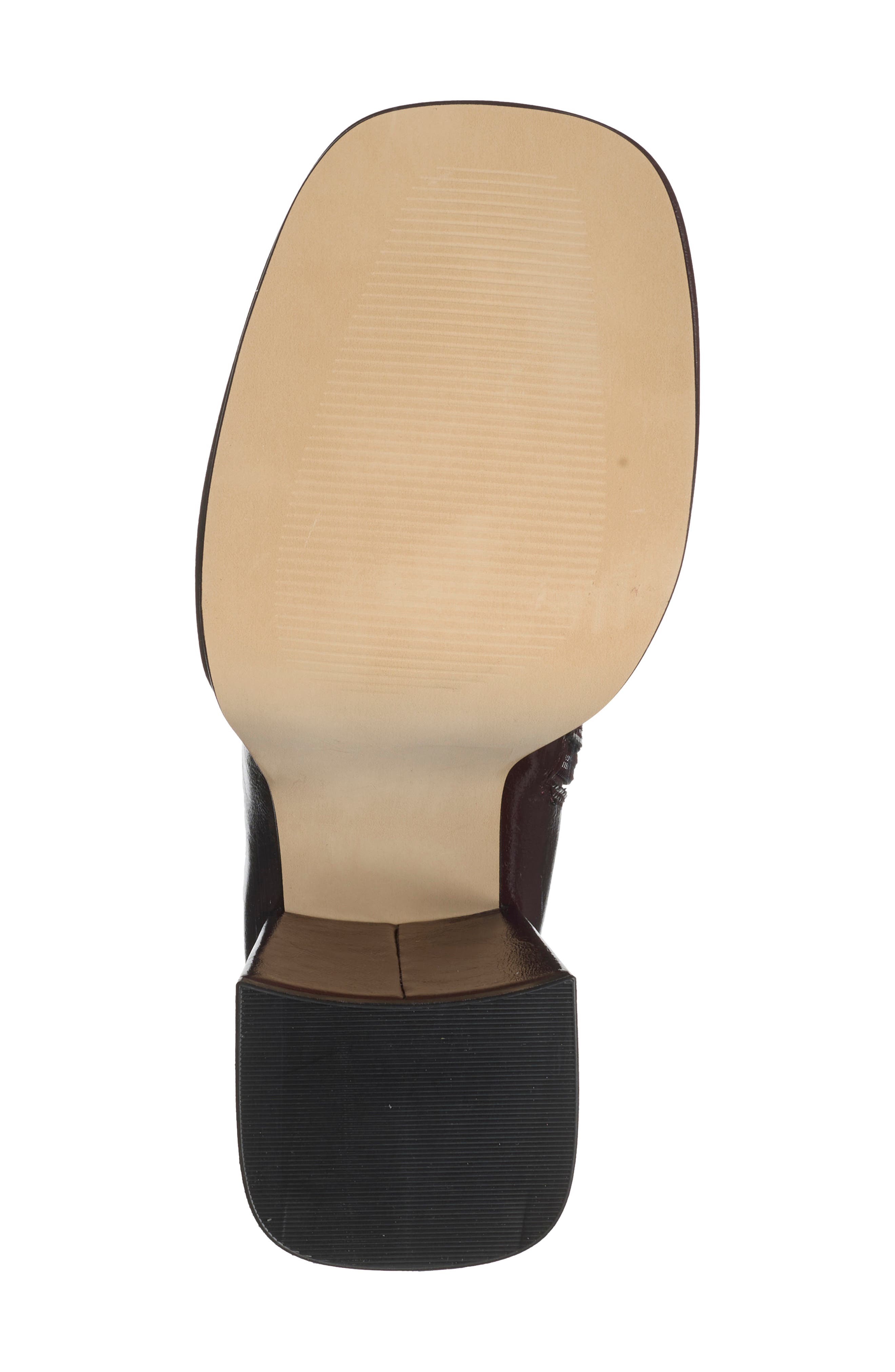 Echos Platform Bootie, Alternate, color, BURGUNDY