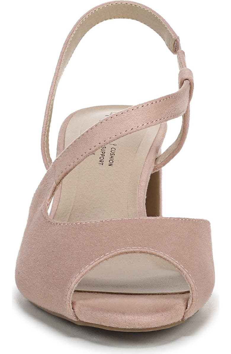 LifeStride Theo Slingback Peep Toe Pump, Alternate, color, True Blush