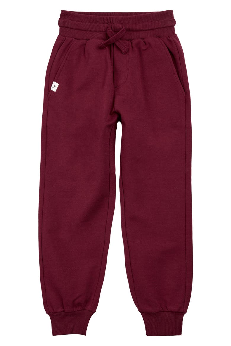 Kids' Knit Jogger Pants, Main, color, BURGUNDY
