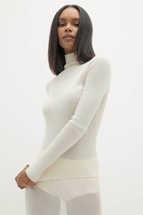 Rumer Fitted Cashmere Turtleneck