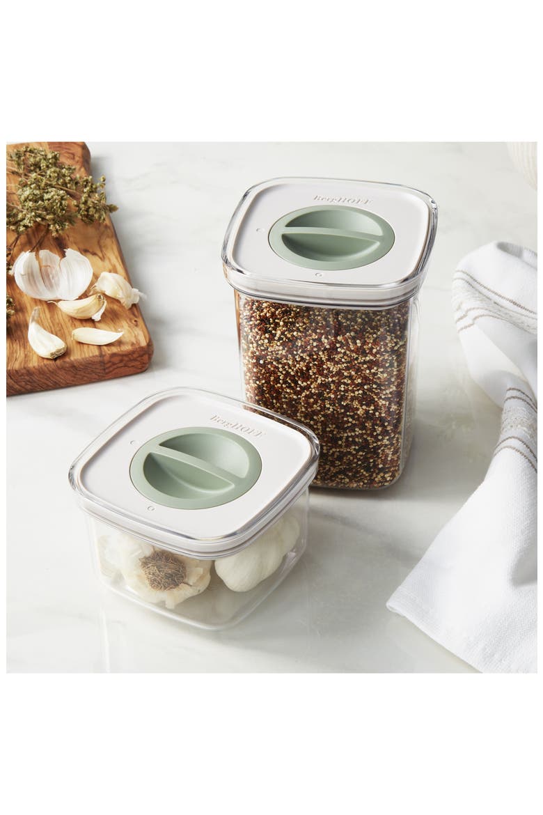 Leo Balance 2-Piece Smart Seal Food Container Set, Alternate, color, MULTICOLOR