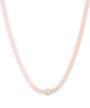 MESHMERISE 18K Vermeil Plated Sterling Silver Mesh Necklace