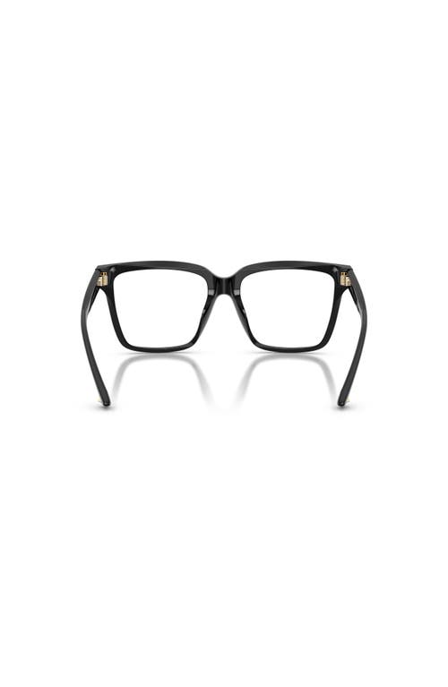 Jimmy Choo 52mm Square Optical Glasses In Black