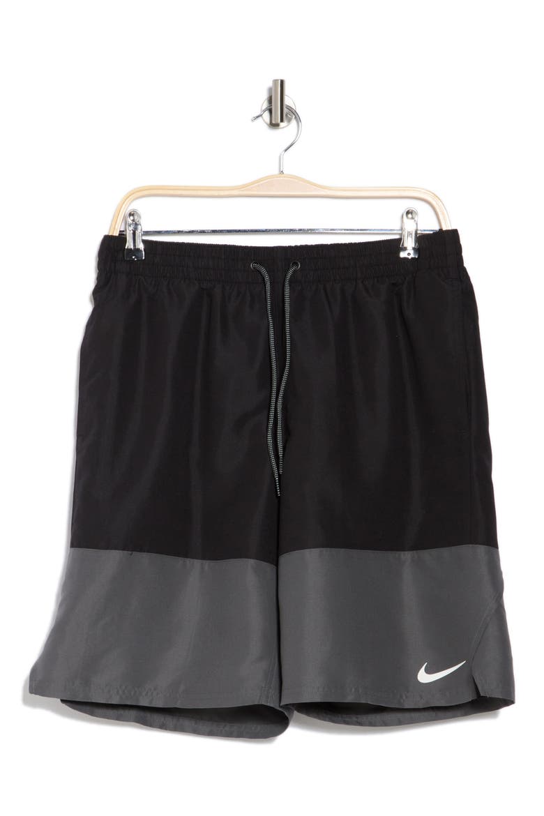 Volley Swim Shorts, Alternate, color, BLACK