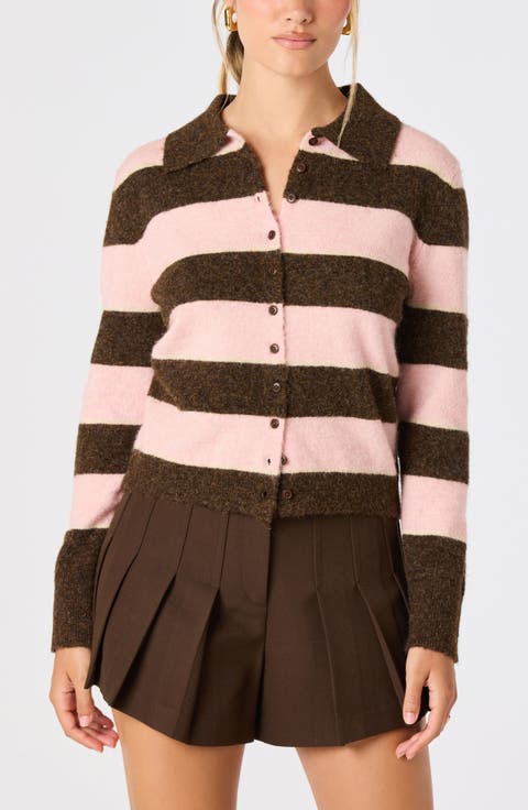 Margrid Stripe Cardigan