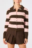 ASTR the Label Margrid Stripe Cardigan