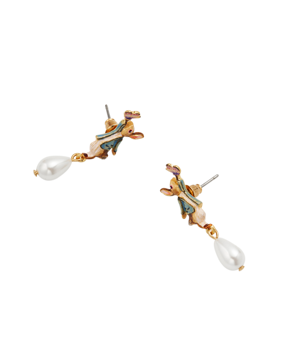 Fable England x Peter Rabbit Butterfly Pearl Drop Earrings (Women ...