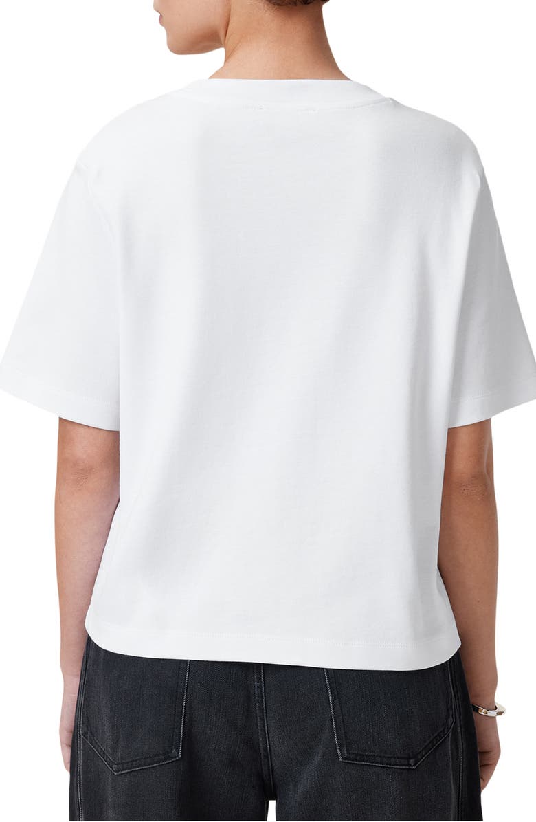 AllSaints Lover Lisa T-Shirt, Alternate, color, Optic White