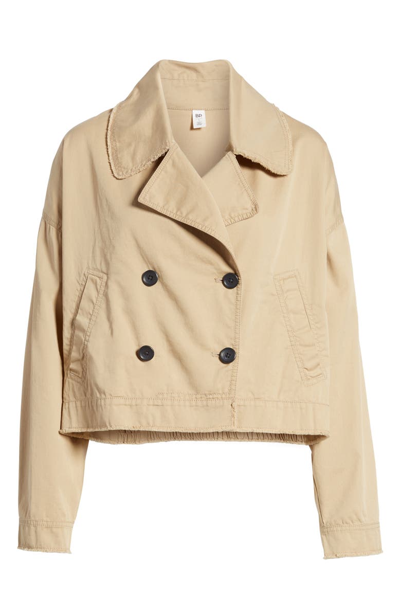 BP. Crop Trench Coat, Alternate, color, 