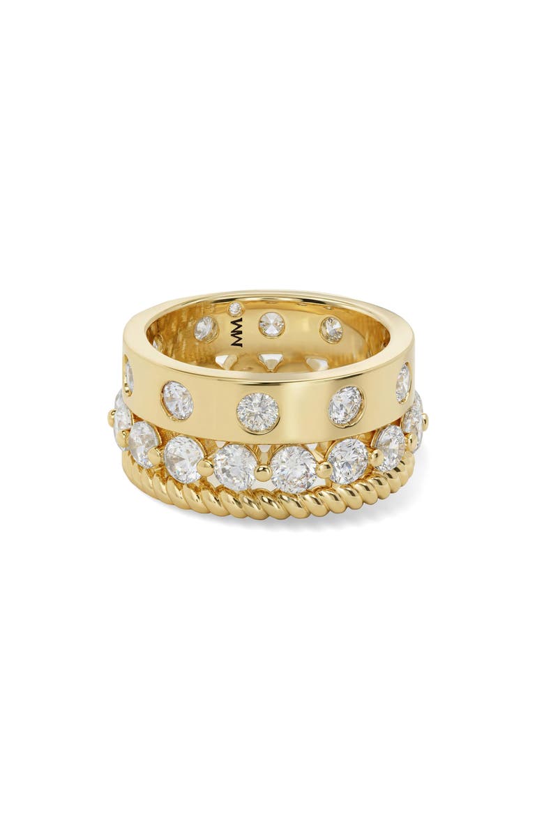 Ashley Venice Set of 3 Rings, Main, color, GOLD-WHITE
