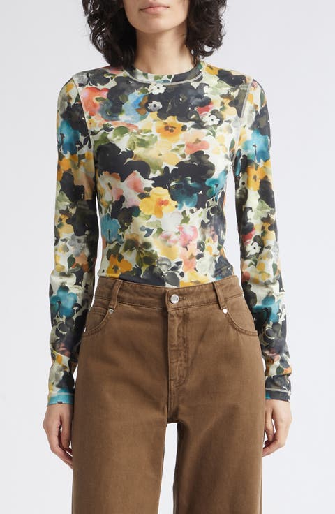Echoes in Flowers Long Sleeve Top