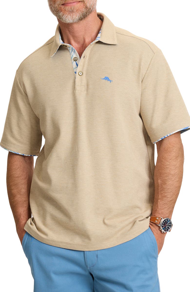 Tommy Bahama Palm Dancer 5 O'Clock IslandZone<sup>®</sup> Piqué Polo, Main, color,
