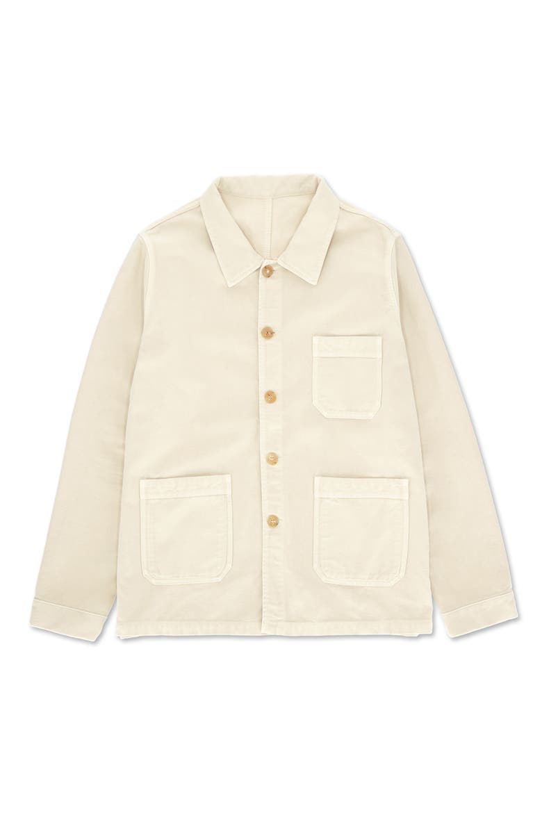 Fergus Moleskin Work Jacket, Main, color, Cream