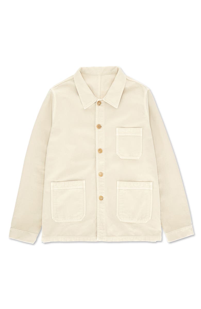Fortela Fergus Moleskin Work Jacket, Main, color, Cream