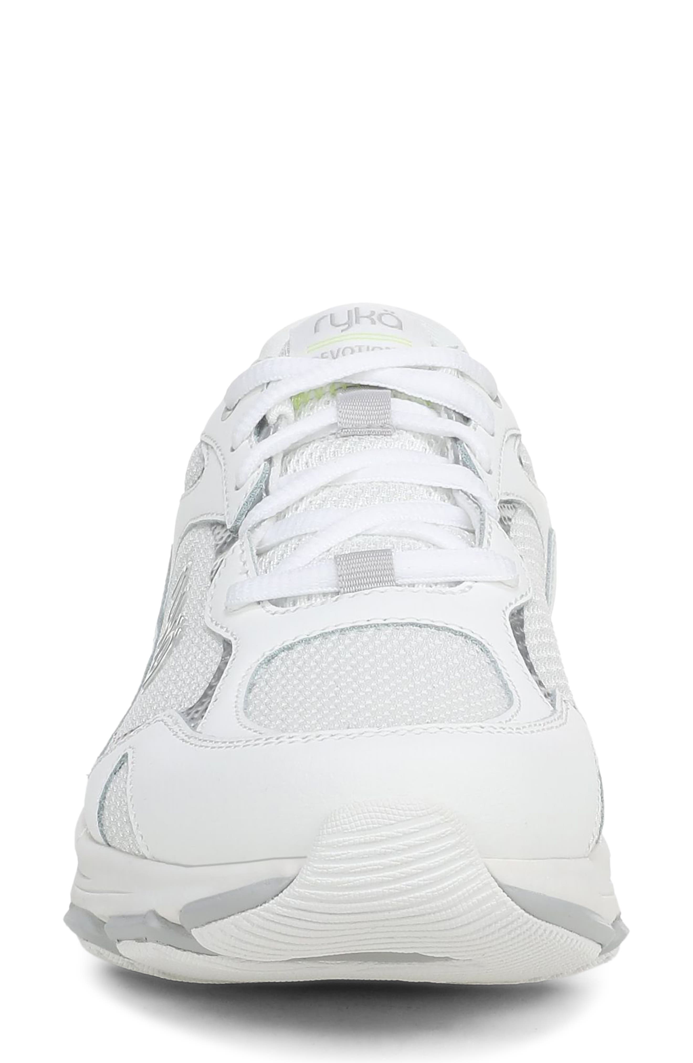 Devotion X Walking Sneaker, Alternate, color, BRILLIANT WHITE