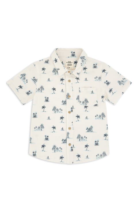 Kids' Aloha Short Sleeve Button-Up Shirt (Little Kid)