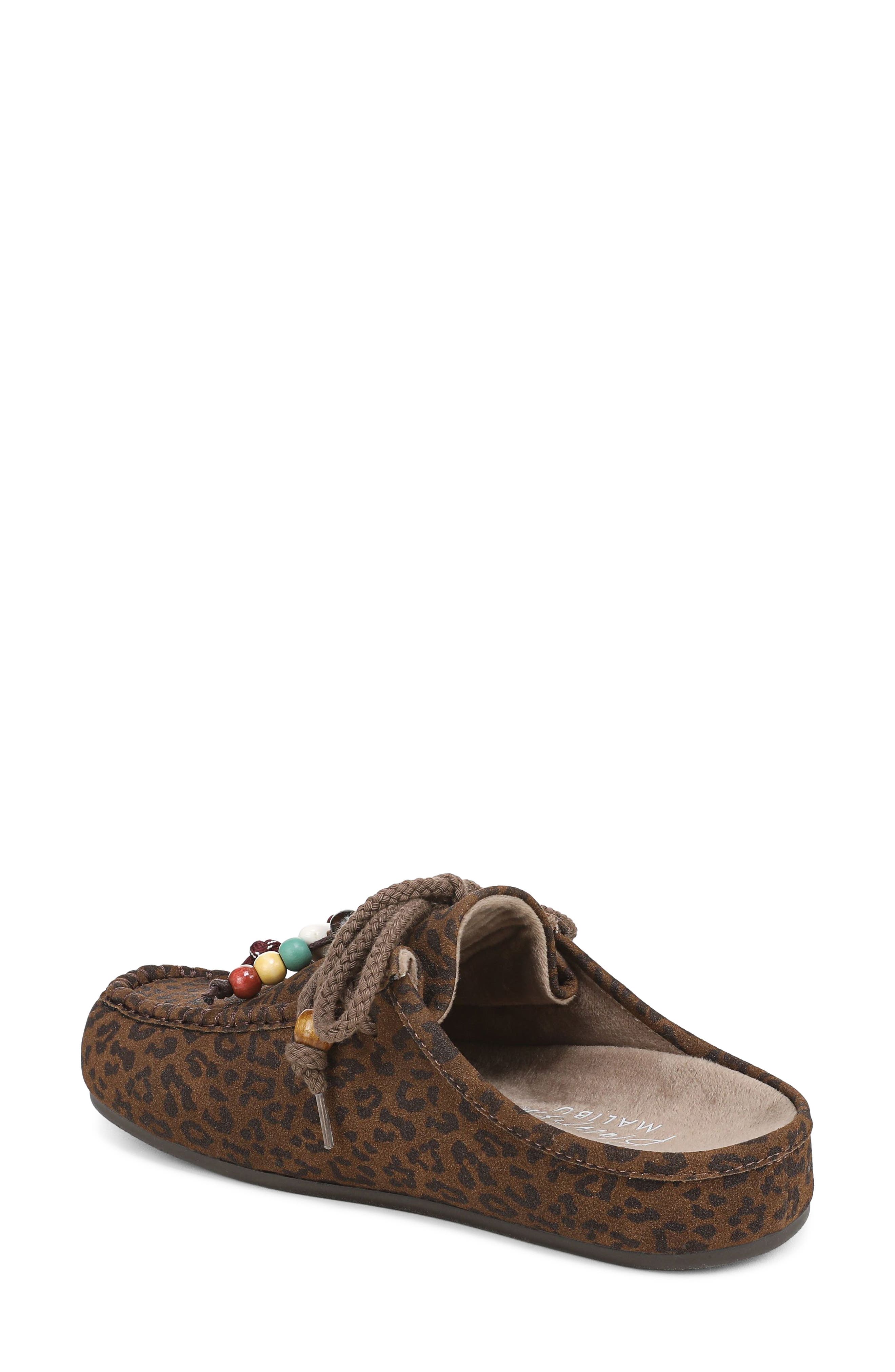 Cairo Flat Mule, Alternate, color, LEOPARD PRINT FAUX SUEDE