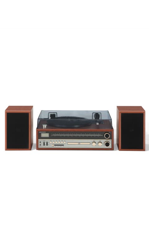 1975T Retro Record Player & Speakers