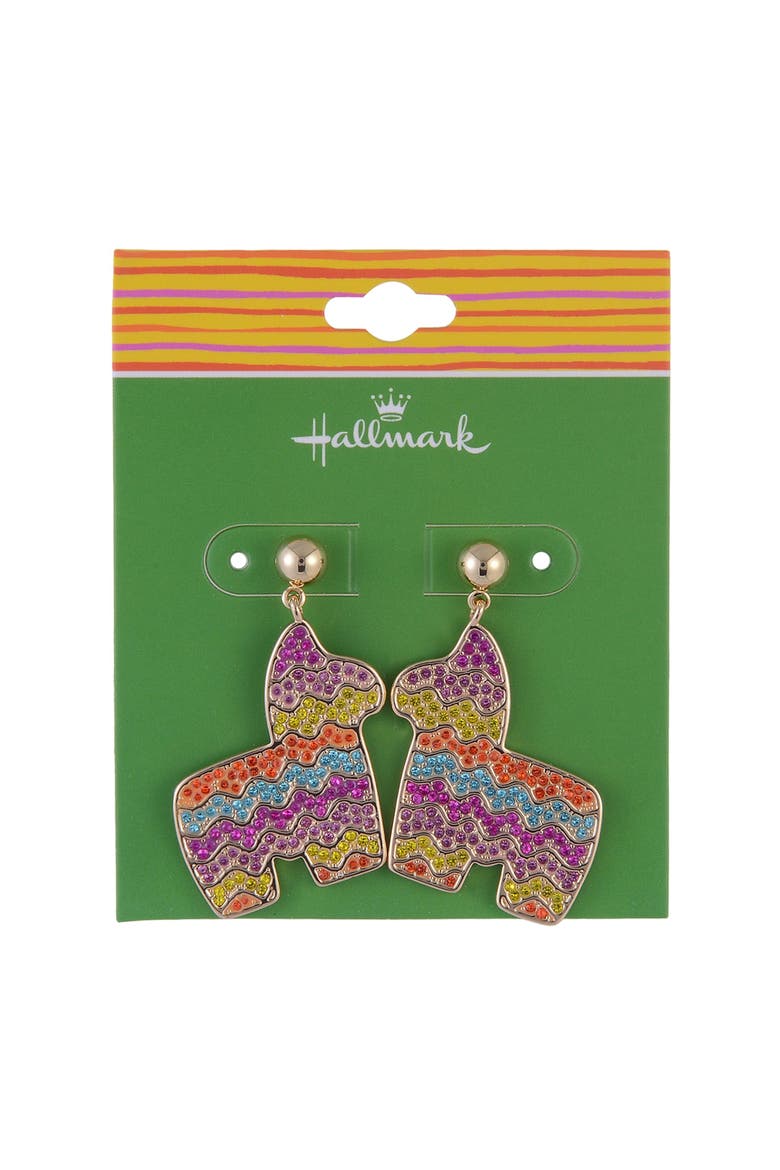 Stone Pinata Earrings, Alternate, color, Multicolored