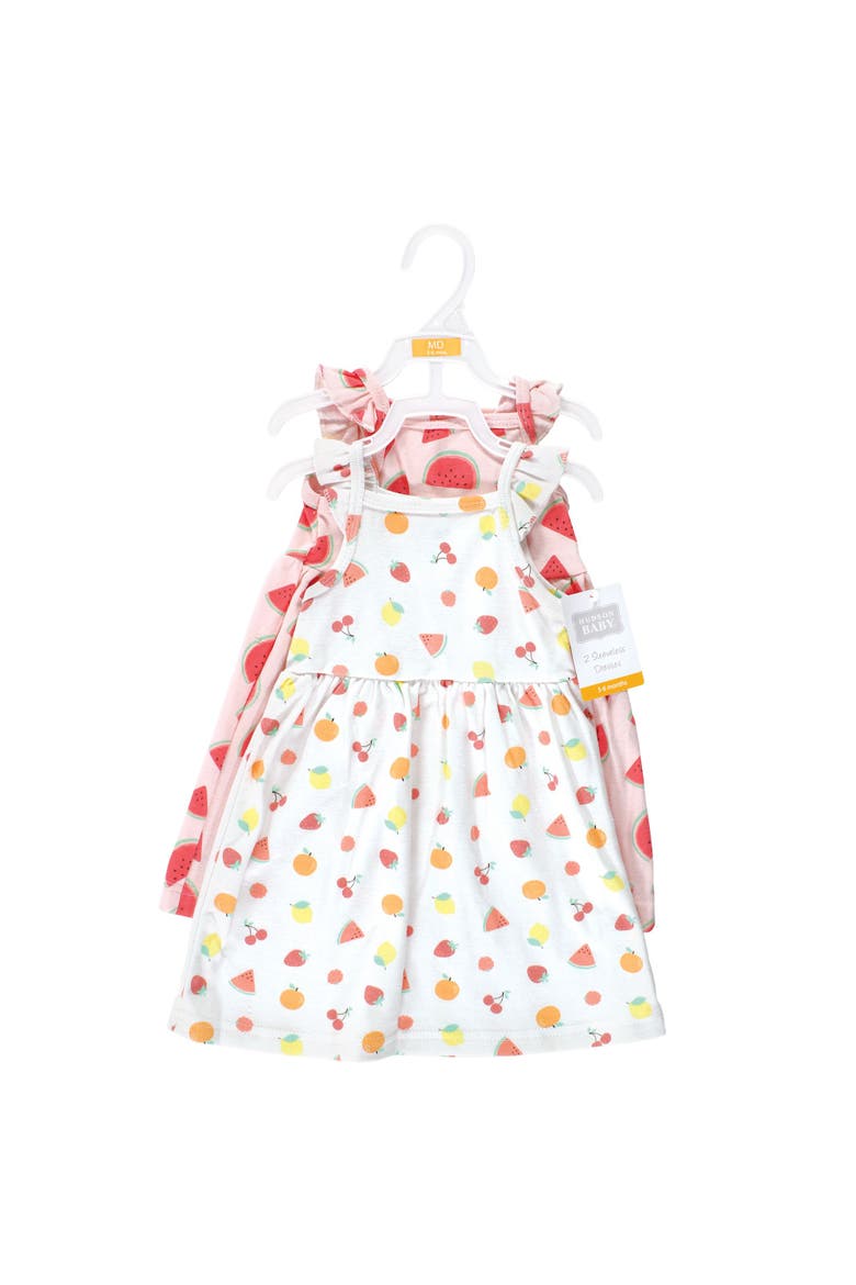 2pk Sleeveless Dress, Alternate, color, Pink Fruit Salad