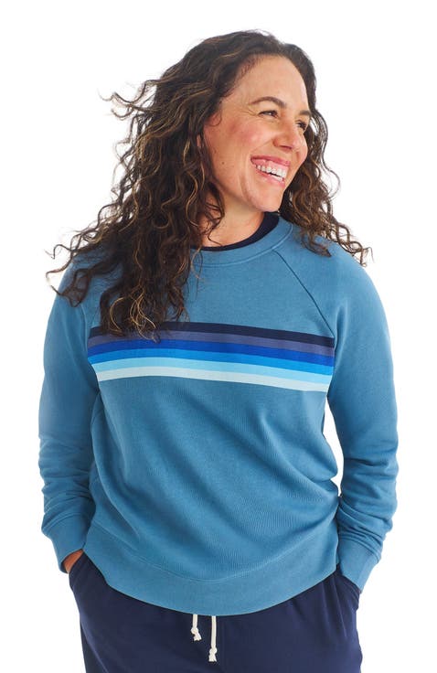 Adult 24/7 Banner Stripe Sweatshirt (Women's Fit)
