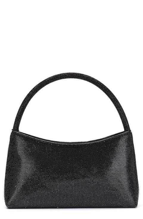 Dressy Rhinestone Top Handle Bag