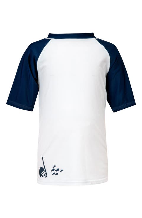 Ocean Explorer Short Sleeve Rashguard (Baby Boys, Toddler Boys & Little Boys)