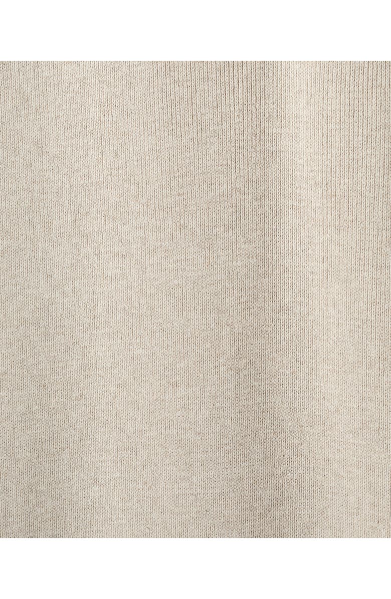 MANGO Pull-On Straight Leg Cotton Blend Knit Pants, Alternate, color,