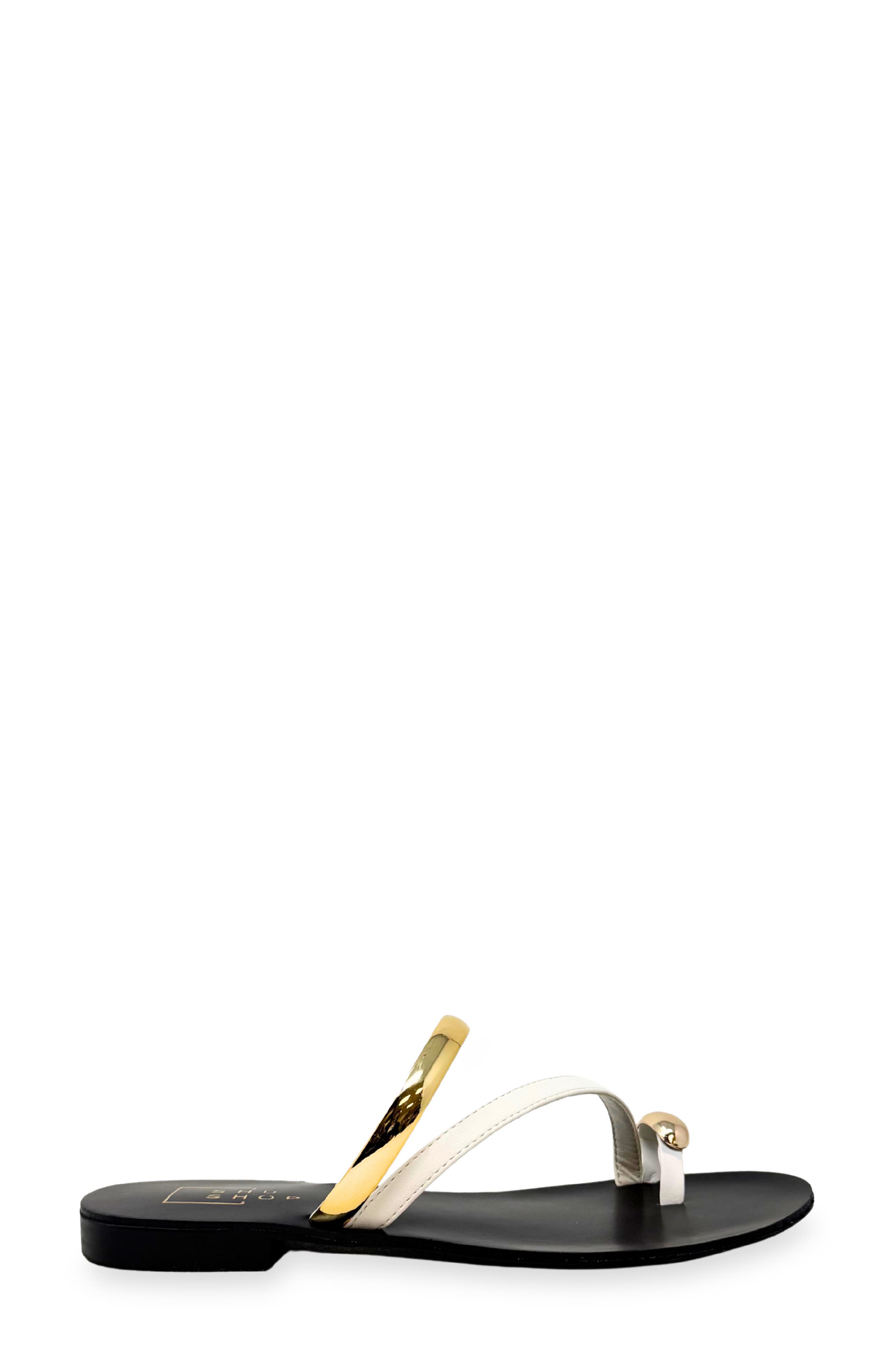 Brenda Slide Sandal, Alternate, color, BONE