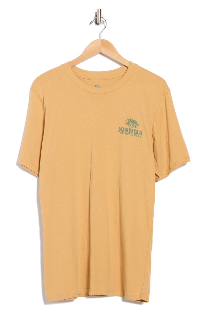 Goodie Two Sleeves Joshua Tree Cotton Graphic T-Shirt, Alternate, color, Old Gold