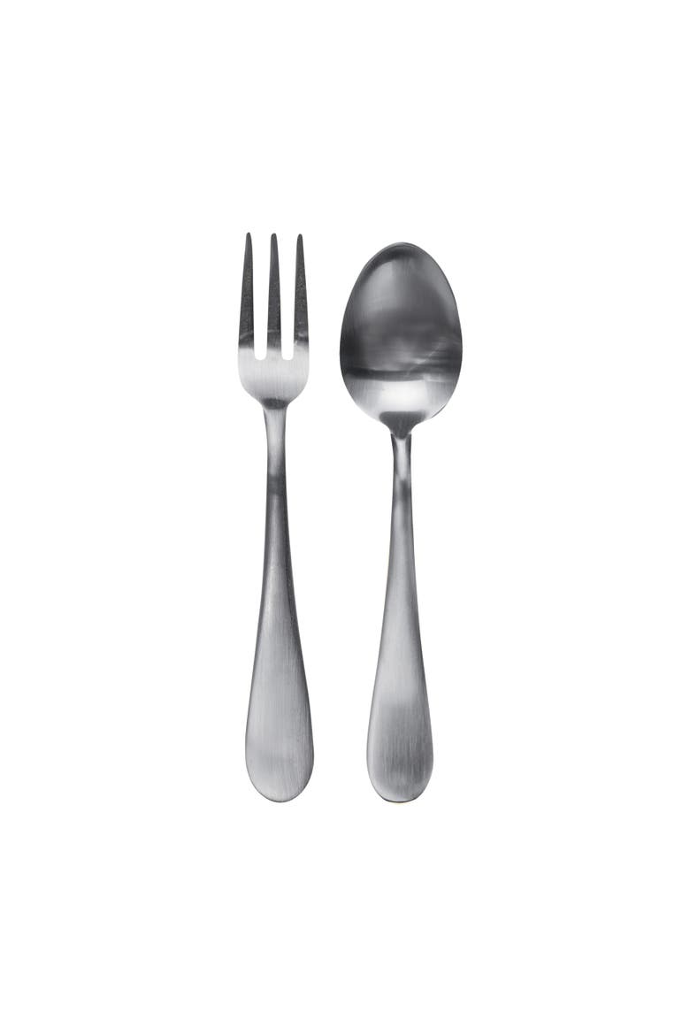 Natura Serving Set - 2 Pieces, Alternate, color, Ice Silver