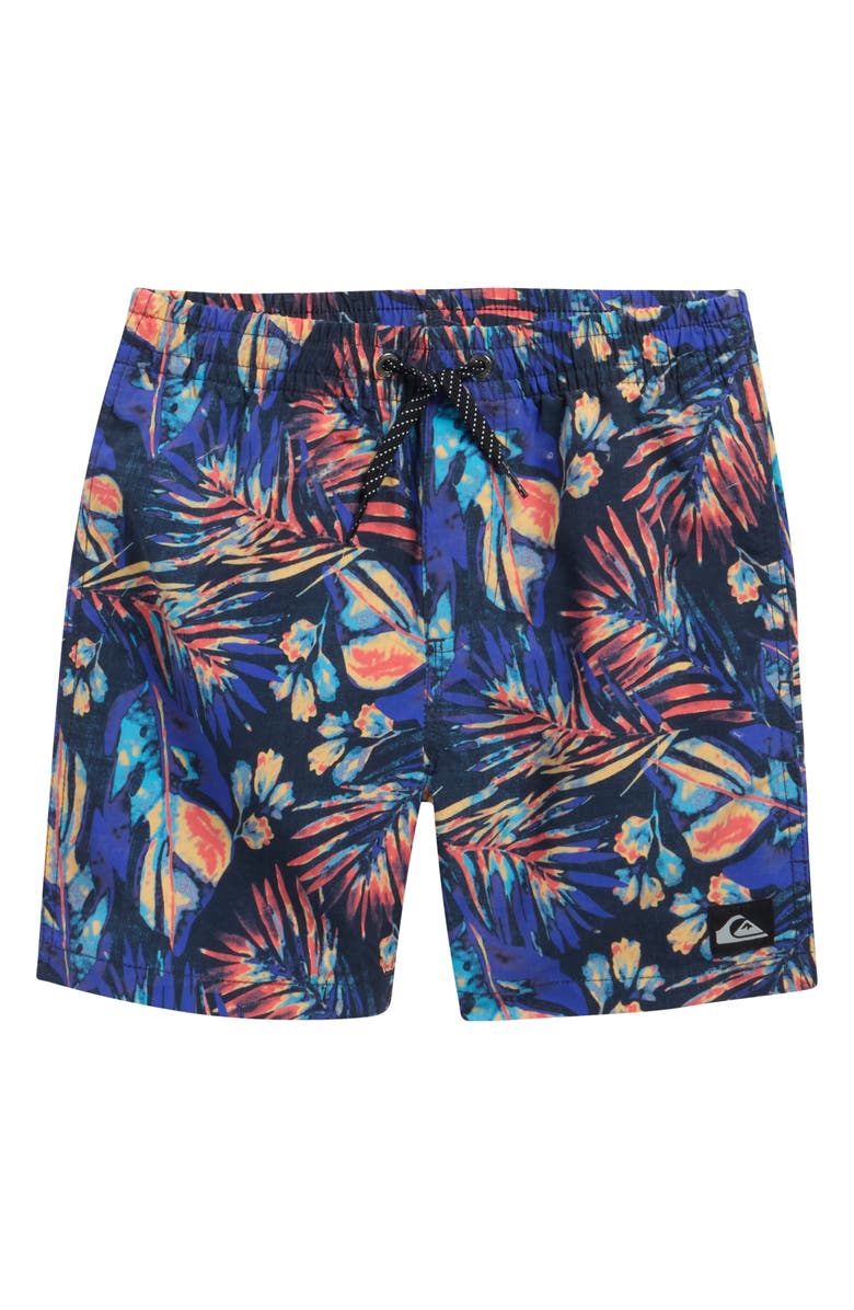 Quiksilver Kids' Everyday Mix Volley Swim Trunks, Main, color, Eclipse