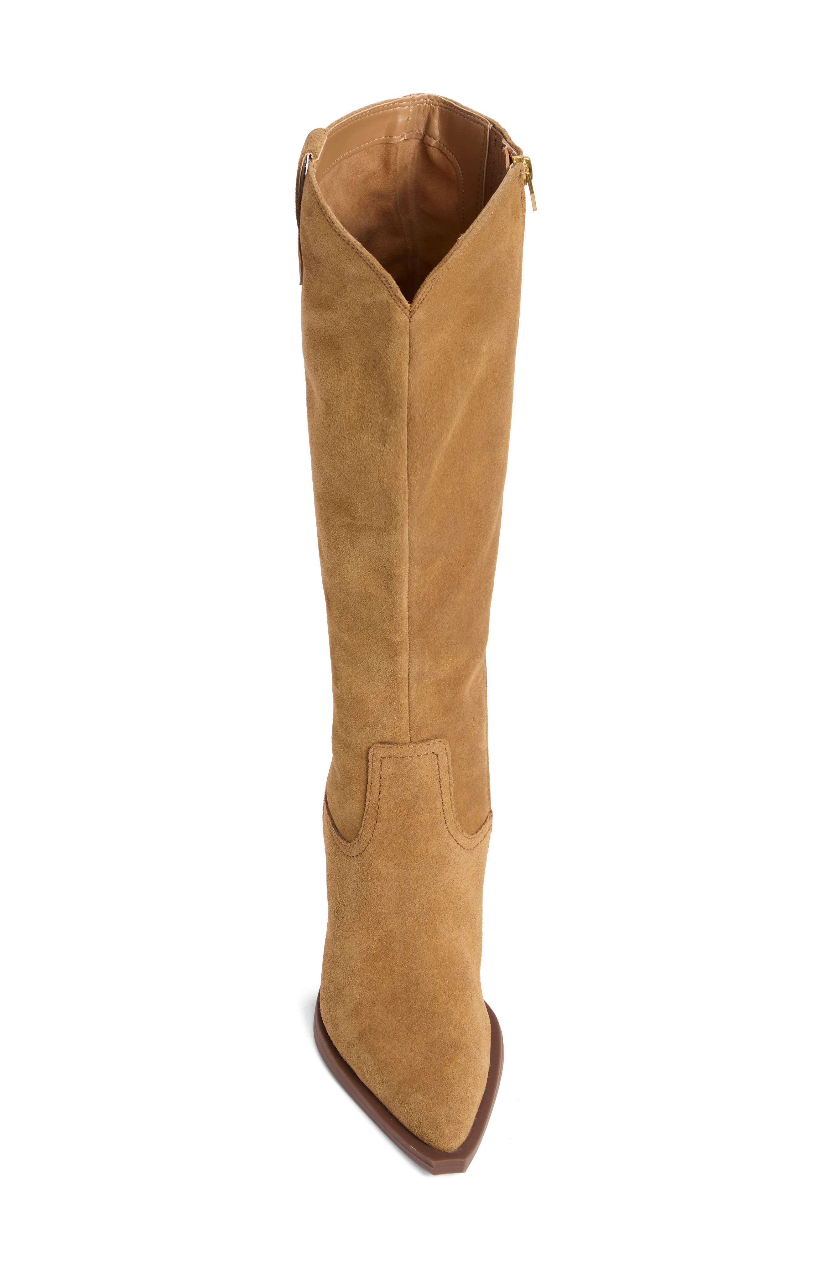 Dolce Vita Ratana Knee High Boot, Alternate, color, Light Brown Suede