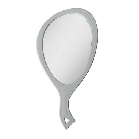 Teardrop Handheld Mirror with Handle